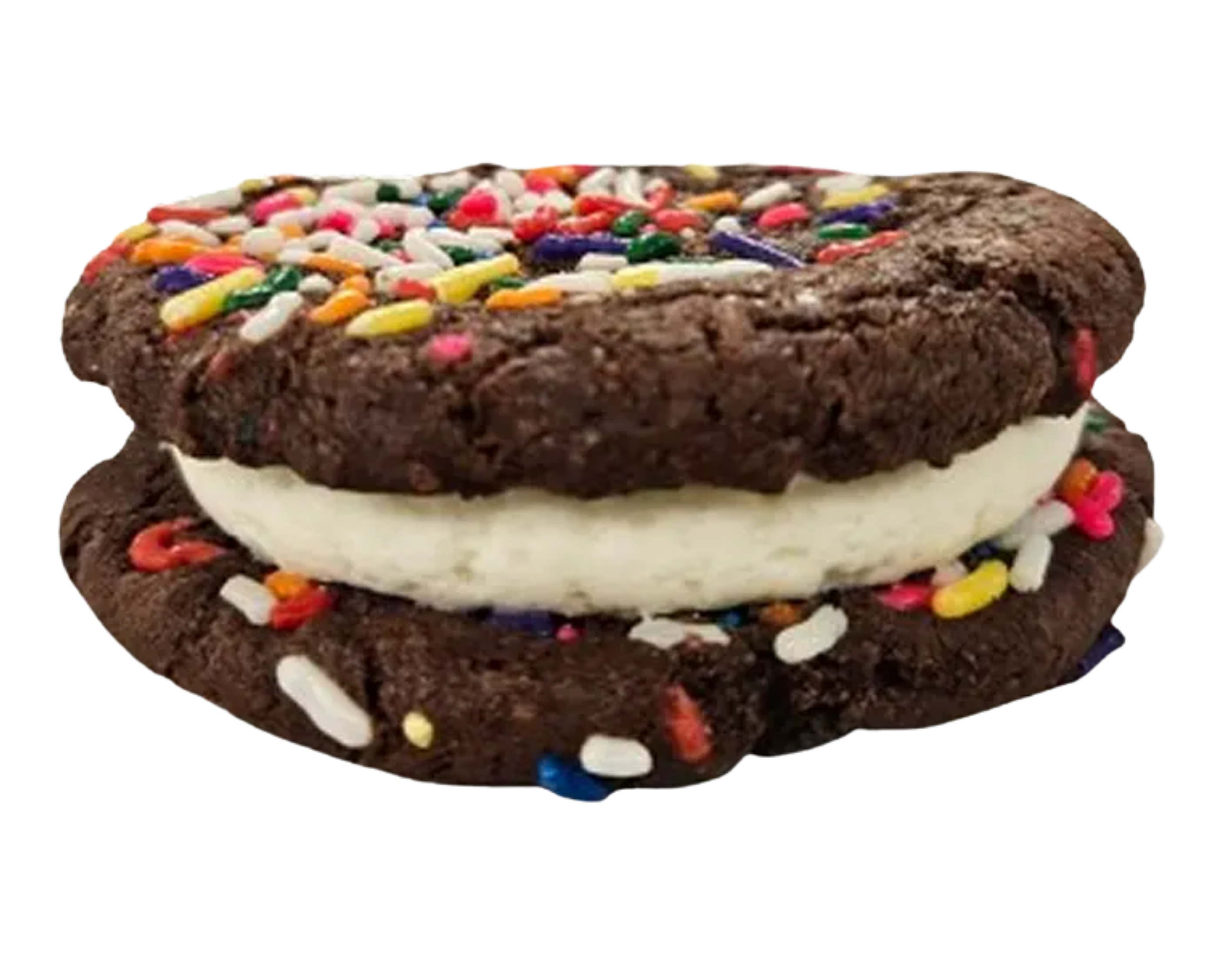 Chocolate Birthday Cookies with Vanilla Cream